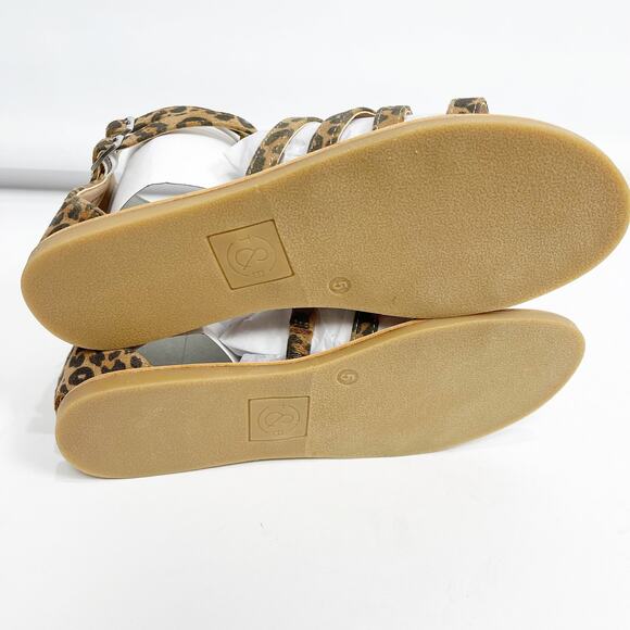 Treasure & Bond Girls Alana Gladiator Sandals Size 5 Tan Brown Animal  NWOB - Picture 6 of 6
